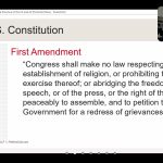 The First Amendment to the United States Constitution