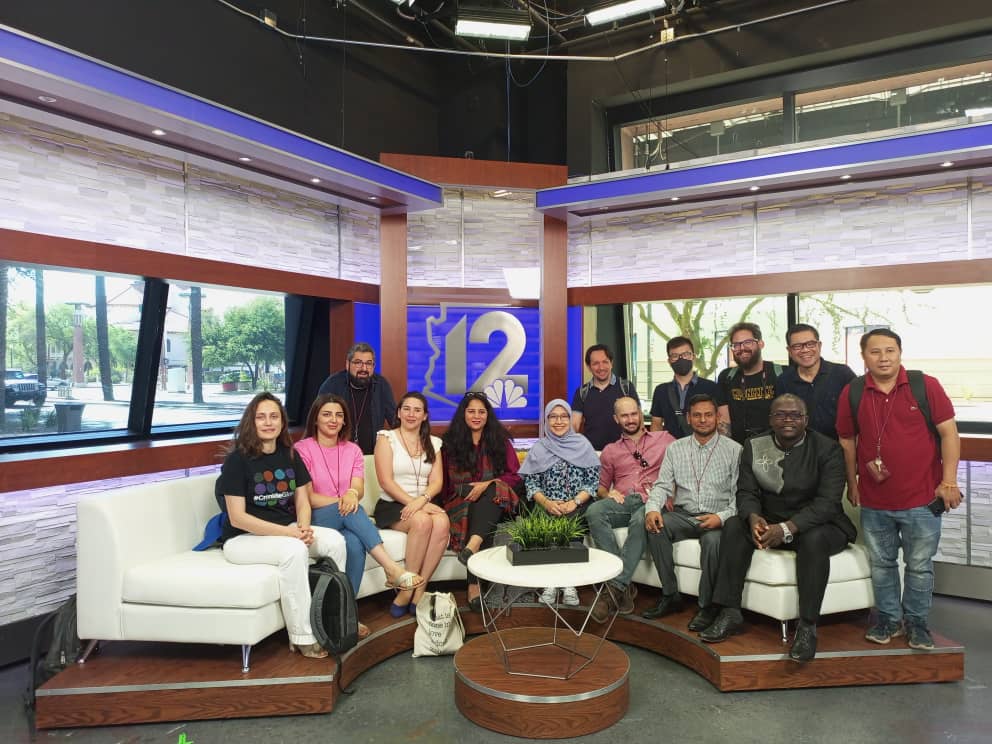 The scholars in the 12 News offices in Phoenix