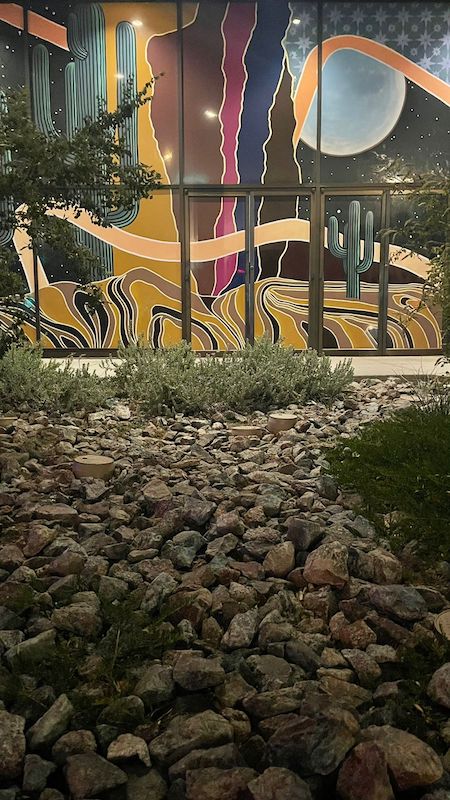 Desert mural