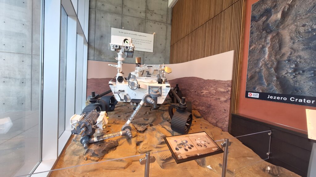 A model of the NASA Perseverance rover