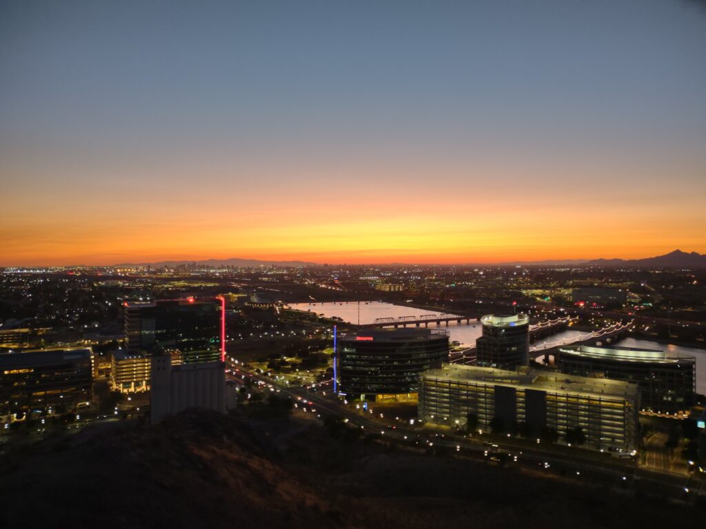 Sunset over Phoenix