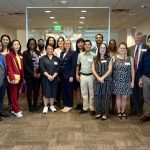 The scholars pose with Phoenix mayor Kate Gallego (center) at City Hall