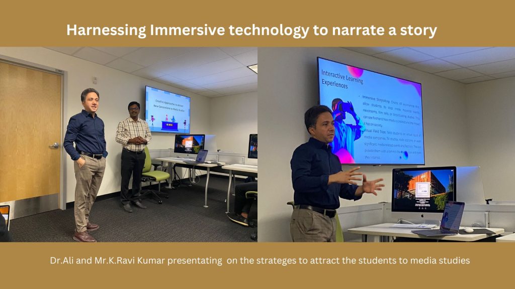 Scholars present ideas for using immersive technologies to attract students to study media